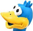 style Rubber Chicken Squeaky Dog Toys for Small, Medium or Large Pet Breeds, Play Fetch, Reduce Separation Anxiety