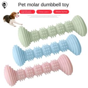 2pcs Pet Teeth Molar Toys TPR Chewing and Nibbling Dog Toothbrush Toys Teeth Grinding Teeth Tease Dog Stick dog toy (Color: Avocado green, SIZE: 2pcs)