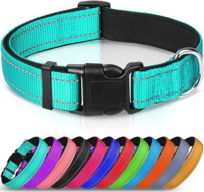 Reflective Dog Collar; Soft Neoprene Padded Breathable Nylon Pet Collar Adjustable for Medium Dogs (Color: Gray, SIZE: X-Small (Pack of 1))